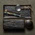 L'Objet Crocodile Gold office accessories - Picture4