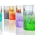 Moser Pebbles double old fashioned tumblers, coloured