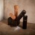 L'Objet Ionic salt and pepper mills, natural oak