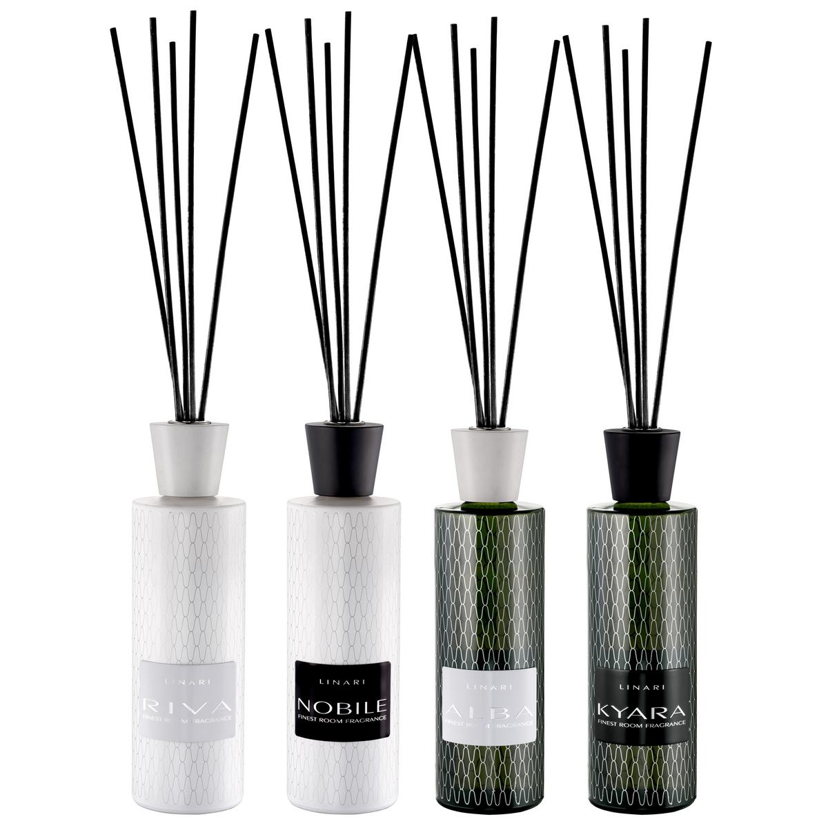 LINARI Diffusore Aroma Oceano 500ml - Elegante Design Nero Con Spegnimento Automatico Per Ambienti Medi E Grandi