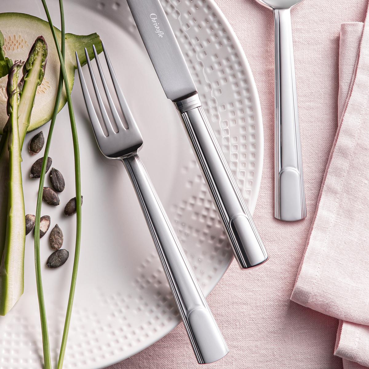 Christofle Hudson cutlery, stainless steel