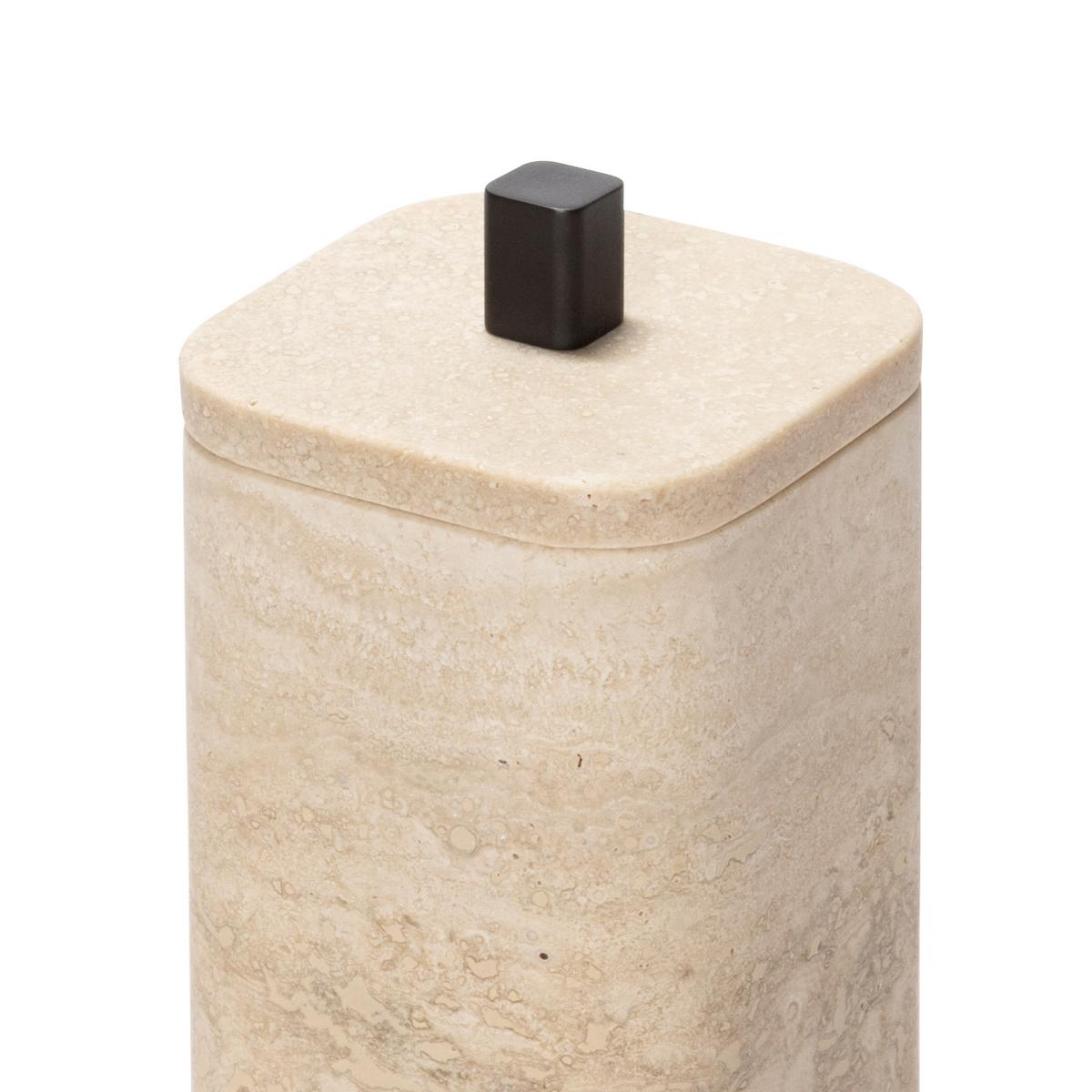 GioBagnara Polo bathroom accessories, bronze & travertine artedona.