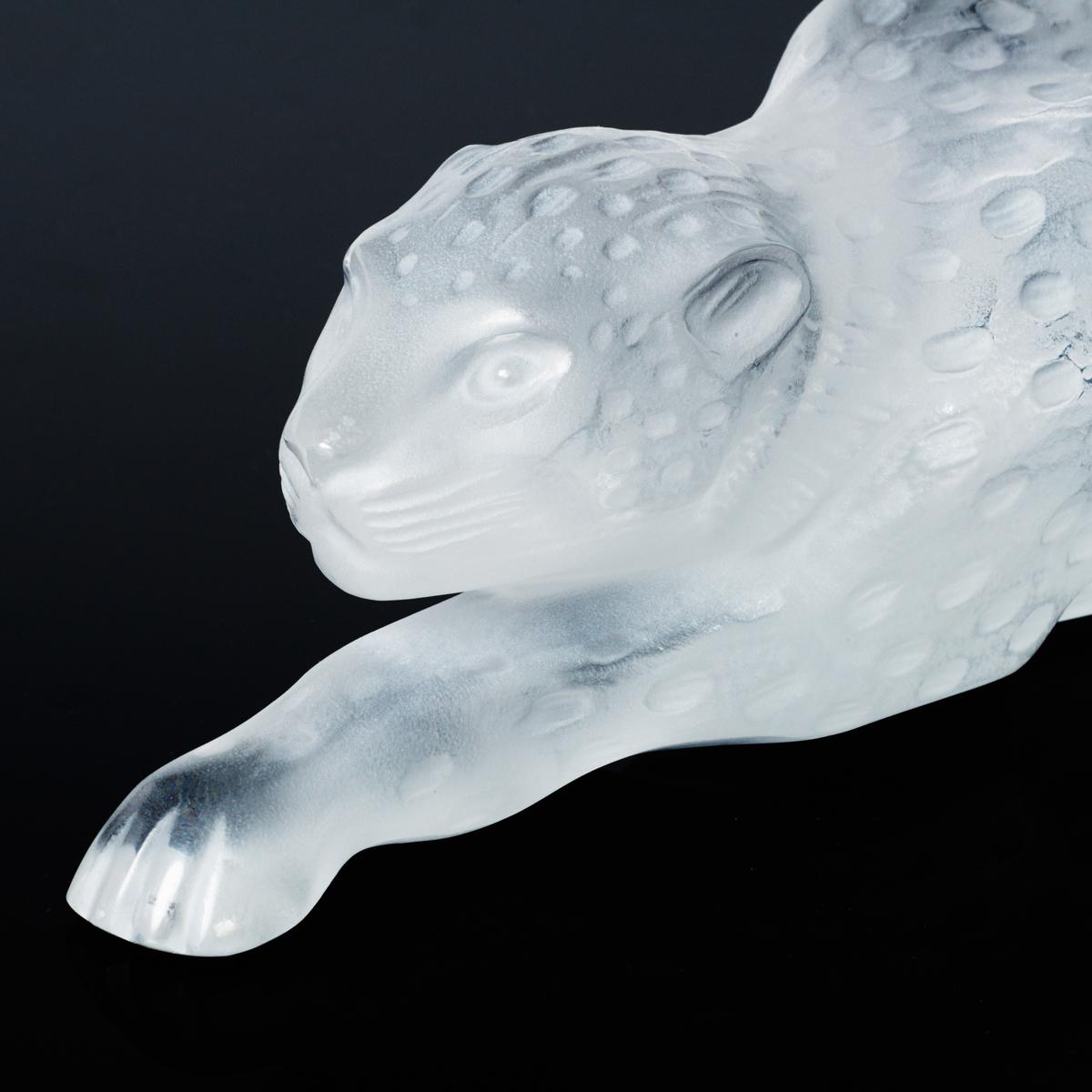 Lalique Zeila panther, clear | artedona.