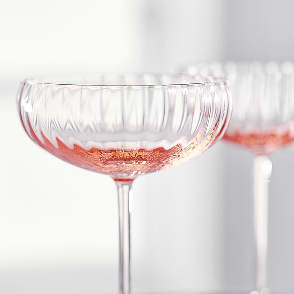 Venini Bollicine Champagne coupes, set of 2 | artedona.