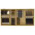 Forge de Laguiole 24-piece cutlery set with black horn handles: 6 x dinner spoons, dinner forks, dinner knives and coffee spoons - Picture5