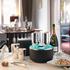 Robbe & Berking Champagne Box Martelé with 4 silverplated goblets - Picture5
