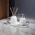 Cristal et Bronze Hémisphère bathroom accessories, chrome - Picture5