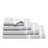 Le Jacquard Francais Bath Club terry towels, grey/white - Picture5