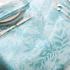 Le Jacquard Francais Jardin d'Eden table linen, turquoise - Picture5