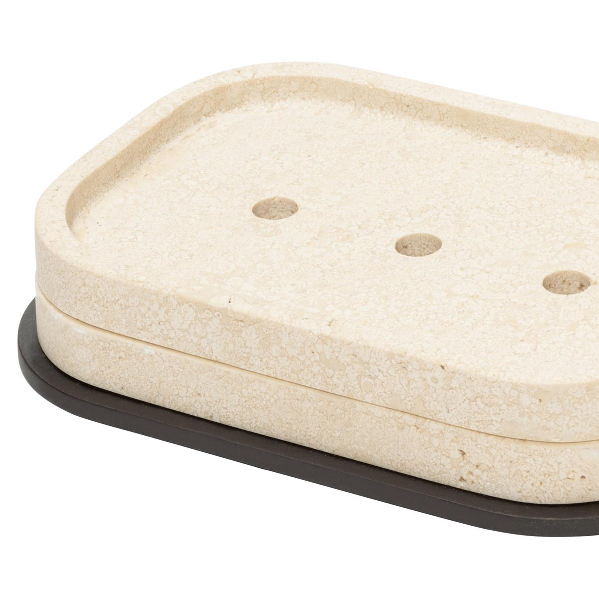 GioBagnara Polo bathroom accessories, bronze & travertine artedona.