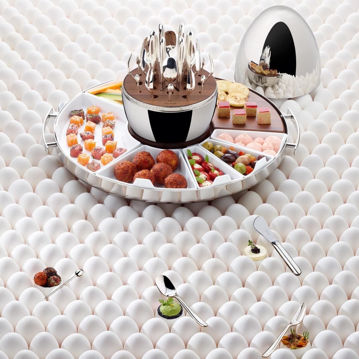 Christofle MOODParty ムード パーティー ステンレス トレイ Christofle MOOD Partyムード パーティー ステンレス トレイ