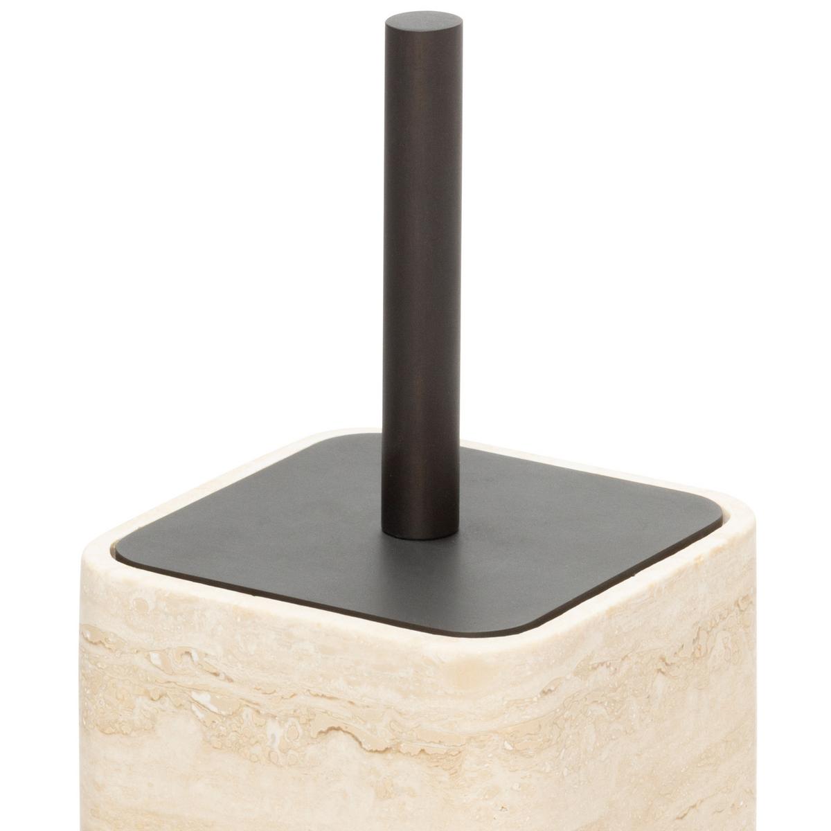 GioBagnara Polo bathroom accessories, bronze & travertine artedona.