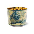 Sieger by Fürstenberg Paraiso Blue Champagne goblets, yellow
