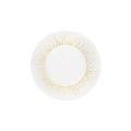 J.L Coquet Toundra Gold Platte rund flach, klein