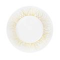 J.L Coquet Toundra Gold Platte rund flach, mittel