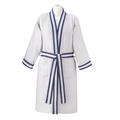 Le Jacquard Francais Bath Club bathrobe, blue/white, size XL