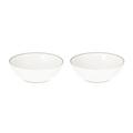Christofle Malmaison Impériale Platinum chinese bowls, set of 2