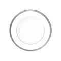 Bernardaud Maille Platin Teller tief mit Fahne