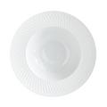 Bernardaud Twist Weiß Teller tief mit Fahne