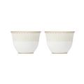 Christofle Malmaison Impériale Gold espresso cups, set of 2