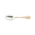 Christofle Jardin d'Eden standard soup spoon, silverplated & partially gilded