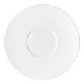 Bernardaud Ecume White dinner plate Shogun, with small center