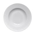 Bernardaud Ecume White deep plate with rim, large