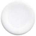 Sieger by Fürstenberg Stella Satin White dinner plate, coup-shaped