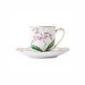 Pinto Histoires d'Orchidées coffee cup and saucer