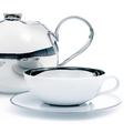 Sieger by Fürstenberg Treasure Platinum tea cup (without saucer), inside surface completely platinum plated, coup-shaped