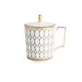Wedgwood Renaissance Grey mug with lid