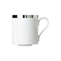 Sieger by Fürstenberg Treasure Platinum coffee mug (without saucer), cylindrical