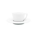 J.L Coquet Bolero White coffee cup and saucer