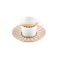 Haviland Cavalier Royal double espresso cup and saucer