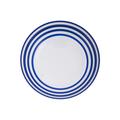 J.L Coquet Hémisphère gestreift, Bleu Royal Salat-/Suppenschale, groß