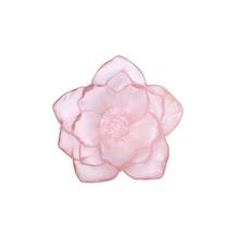 Daum Camélia small bowl, pink, l 13,5 cm