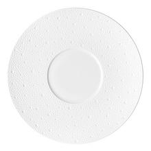 Bernardaud Ecume Weiß Essteller Shogun, mit kleinem Spiegel