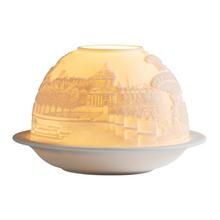 Bernardaud Lithophane Paris along the Seine