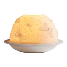 Bernardaud Lithophane Butterflies in flight